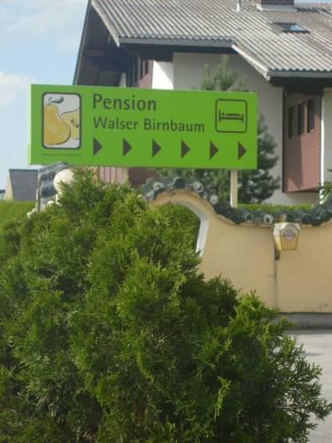 Гостевой дом Pension Walser Birnbaum