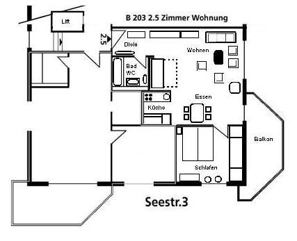 Апартаменты Lenzerheide Seestrasse 203