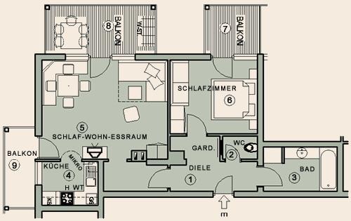 Апартаменты Restaurant Appartement Il Giardino
