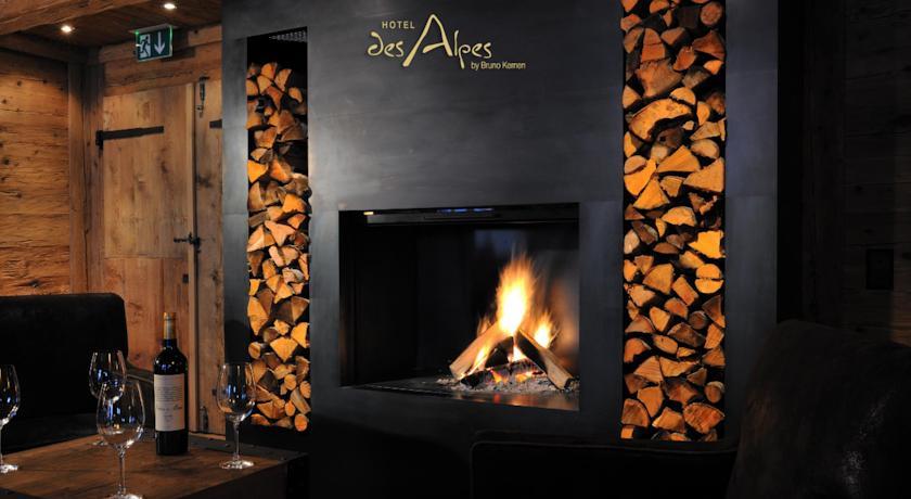 Отель Hotel des Alpes by Bruno Kernen
