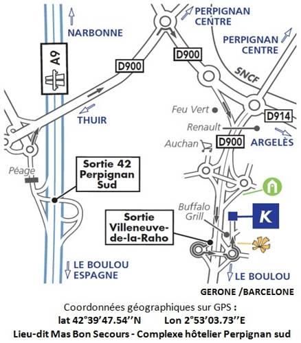 Отель Kyriad Perpignan Sud