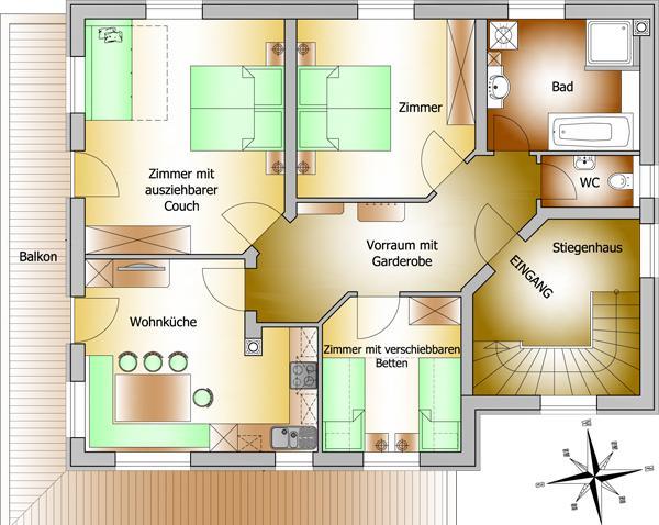 Апартаменты Appartement Roswitha