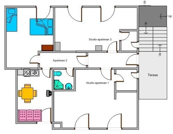 Апартаменты Apartments Smiljanić