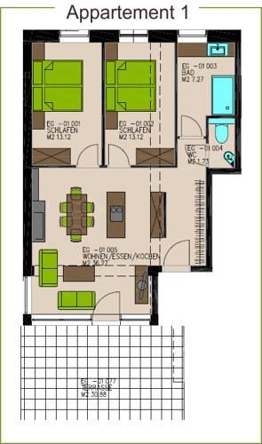 Апартаменты Appartementhaus Wetterloch