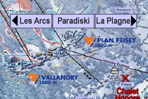 Отель Holiday Home Honore Peisey Village