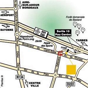 Отель Mercure Pau Palais Sports