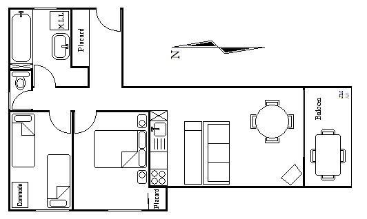 Апартаменты Appartement La Marmotte