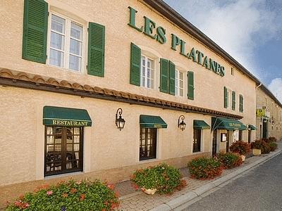 Отель Logis Hôtel Les Platanes