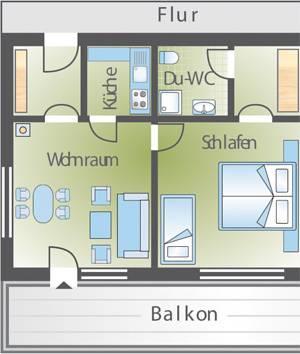 Апартаменты Gästehaus Wiesenruh