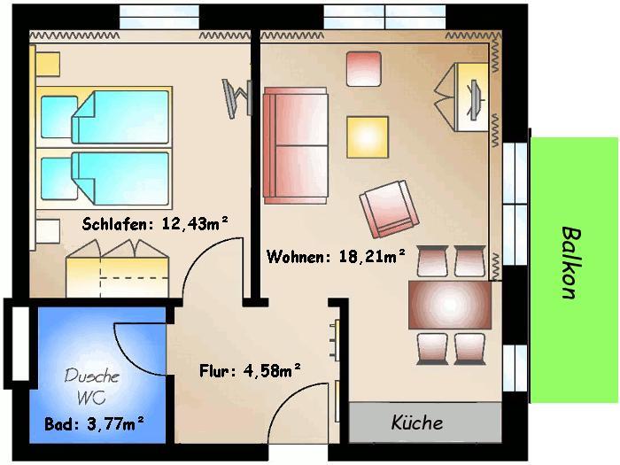 Апартаменты Ferienwohnung Sellin