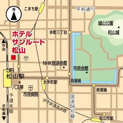 Отель Hotel Sunroute Matsuyama