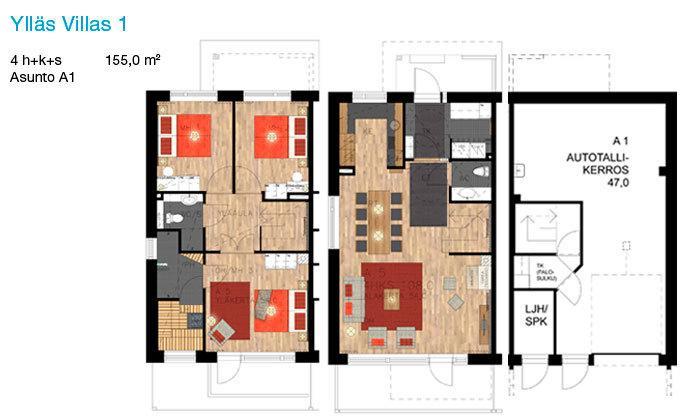 Апартаменты Forenom Superior Apartments Ylläs