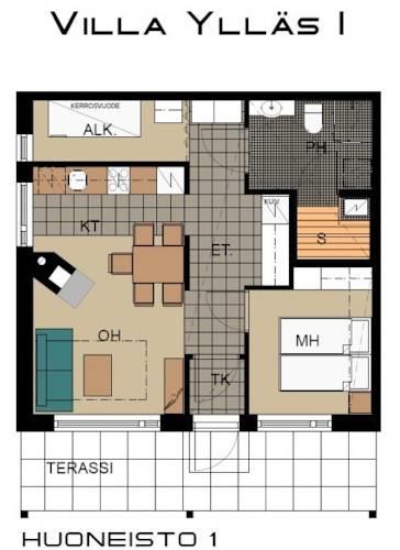 Апартаменты Villa Ylläs 101