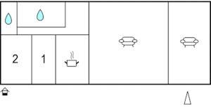 Отель Holiday home Carcan