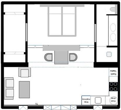 Апартаменты Studio Ventoux
