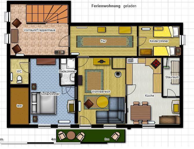 Апартаменты Ferienwohnung Bluntaumühle