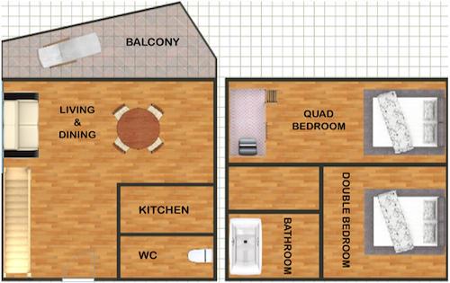 Апартаменты Appartement West Duplex