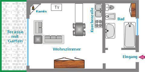 Апартаменты Apartment Residenza Ai Ronchi Yellow