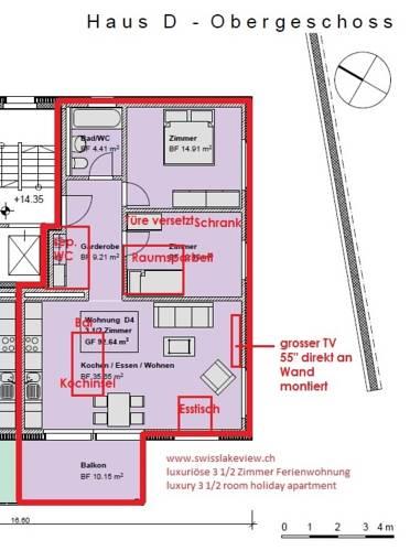 Апартаменты Swiss Lakeview Apartment