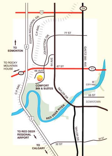 Отель Comfort Inn & Suites Red Deer