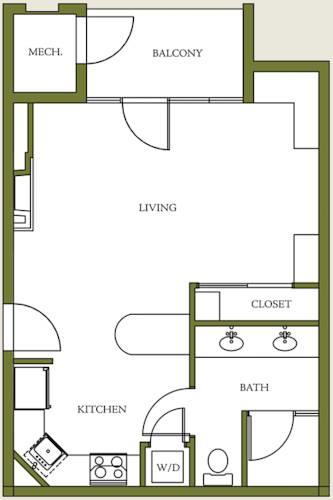 Апартаменты The Biltmore Residences - Asheville
