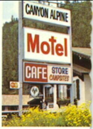 Отель Canyon Alpine Motel