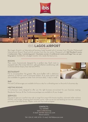 Отель Ibis Lagos Airport