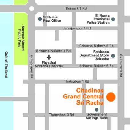 Апартаменты Citadines Grand Central Sri Racha