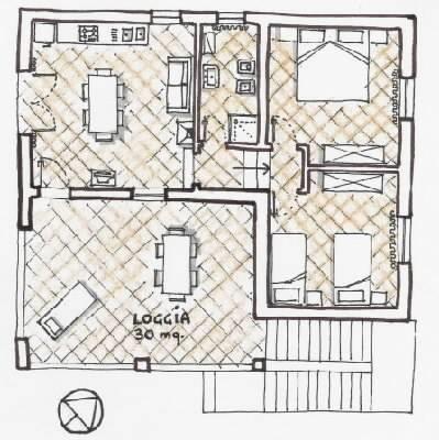 Апартаменты Casa in campagna