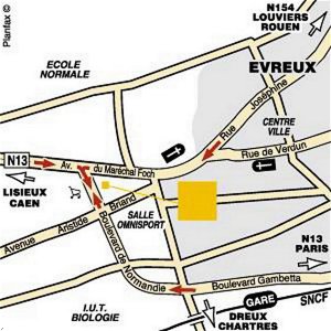 Отель Mercure Evreux Palais des Congrès