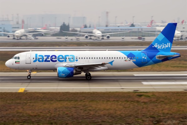 Airbus A320 авиакомпании Jazeera Airways 