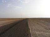 Дорога через Шотт Эль Джерид / Фото из Туниса