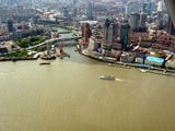 Шанхай, вид с высоты 260 метров / Китай