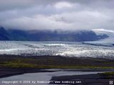 ледник Vatnajoekull крупным планом / Исландия