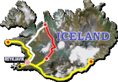 общая схема маршрута / Исландия