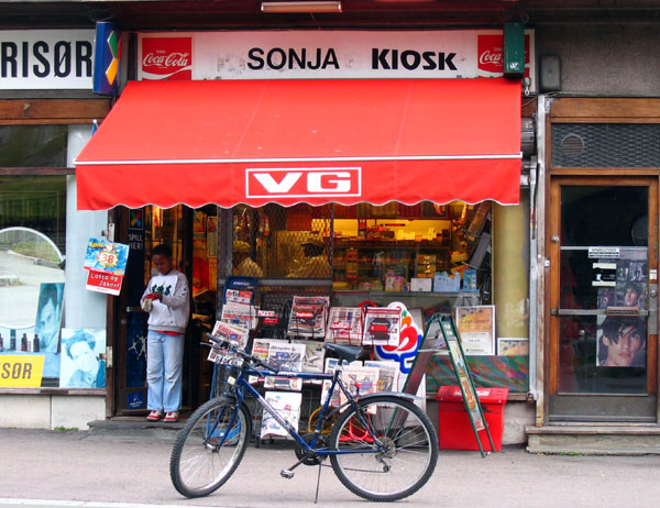 Киоск Сони / Фото из Норвегии