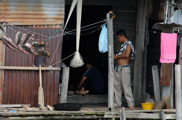 Рыбацкий быт скромен / Фото из Малайзии