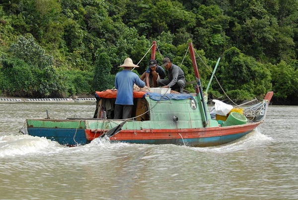Рыболовецкий кораблик / Фото из Малайзии