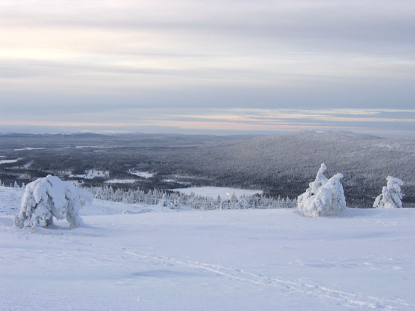 На вершине Левитунтури / Фото из Финляндии
