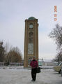 Пенджикент, башня с часами / Таджикистан