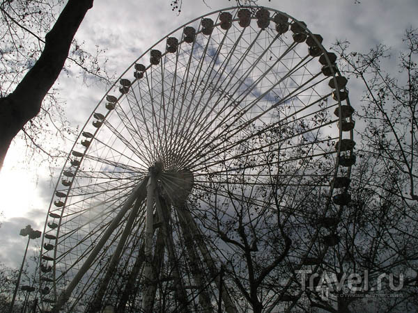 Колесо обозрения на центральной площади Лиона / Фото из Франции
