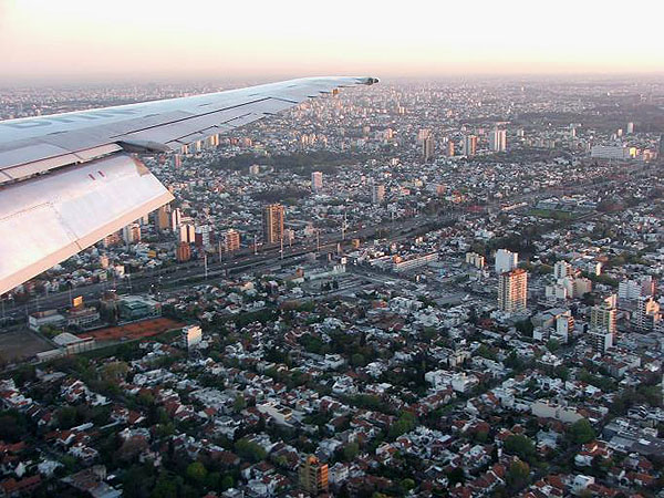Полет над Буэнос-Айресом / Фото из Аргентины