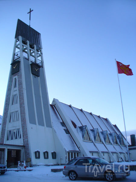 Церковь Хаммерфеста - одна из основных достопримечательностей города / Фото из Норвегии