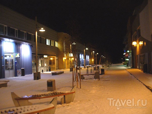 Вечерняя улица Алты / Фото из Норвегии
