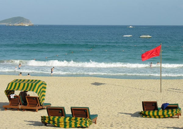 Пляж отеля Marriot на острове Хайнань / Фото из Китая
