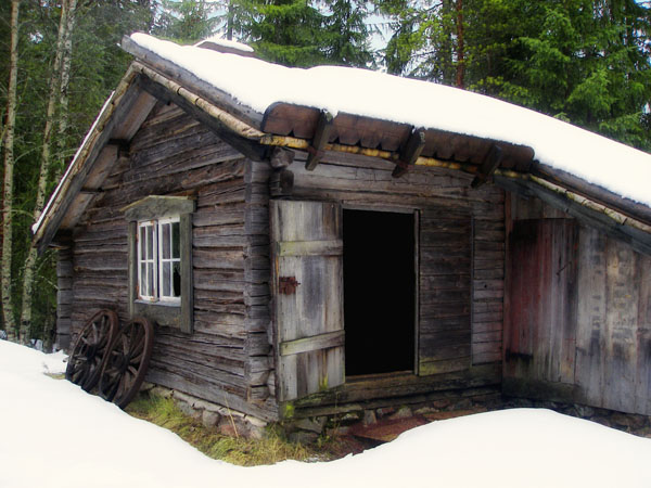 Безымянный домик, хозяева не обнаружились / Фото из Швеции