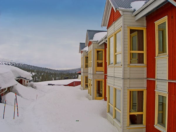 К услугам отдыхающих - одноэтажные и двухэтажные дома / Фото из Швеции