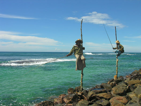 Рыбаки Шри-Ланки / Фото со Шри-Ланки