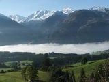 Туман резко ушел в долину / Австрия
