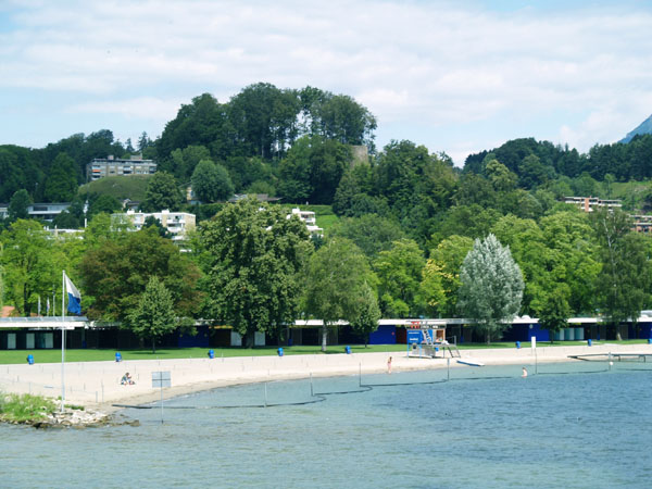 Городской пляж Lido в Люцерне / Фото из Швейцарии
